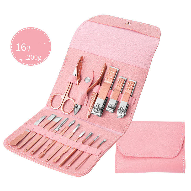 Scissors Nail Clippers Set Ear Spoon Dead Skin Pliers