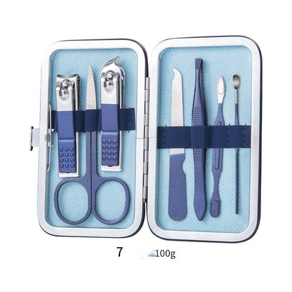 Scissors Nail Clippers Set Ear Spoon Dead Skin Pliers