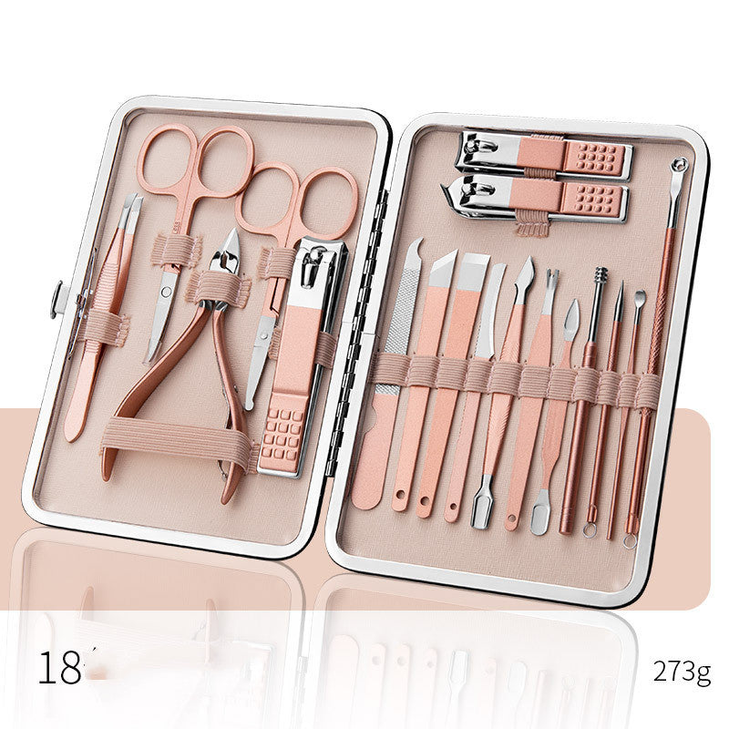 Scissors Nail Clippers Set Ear Spoon Dead Skin Pliers