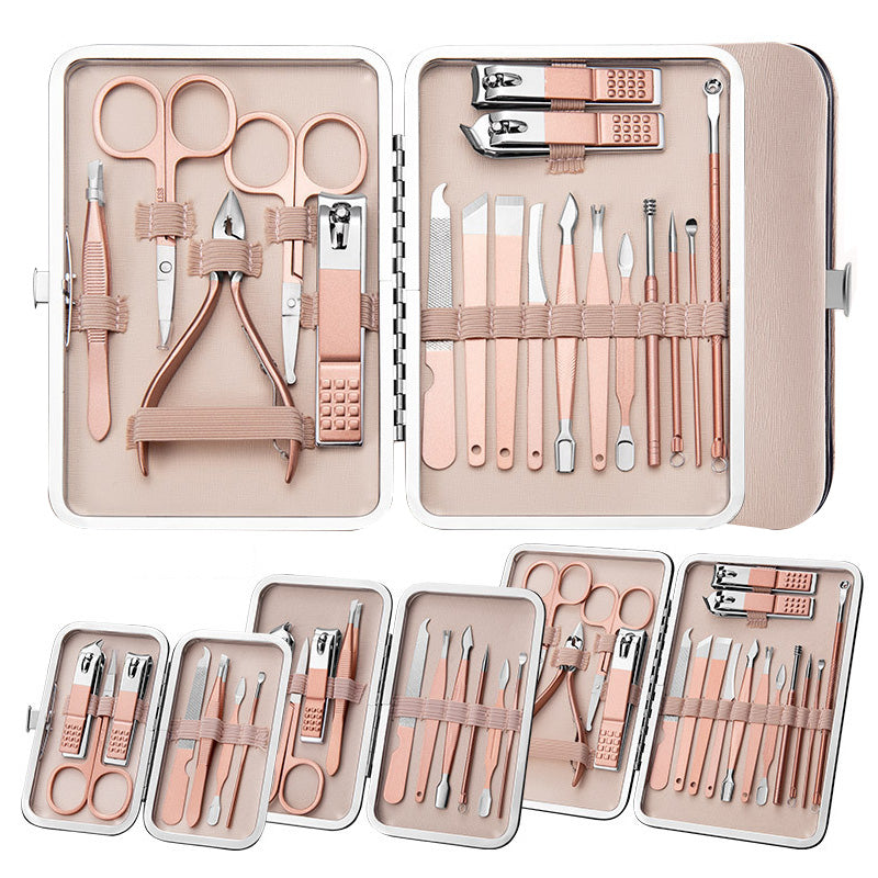 Scissors Nail Clippers Set Ear Spoon Dead Skin Pliers