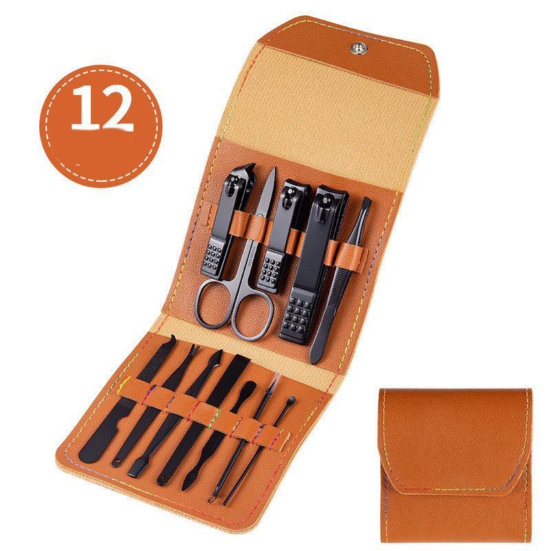 Scissors Nail Clippers Set Ear Spoon Dead Skin Pliers