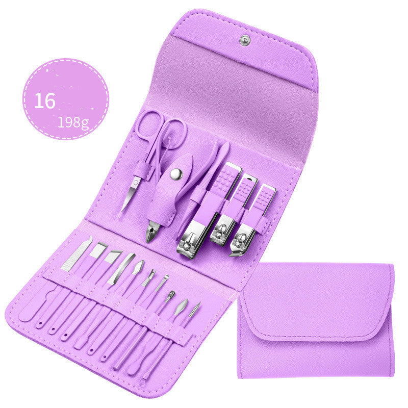 Scissors Nail Clippers Set Ear Spoon Dead Skin Pliers