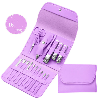 Scissors Nail Clippers Set Ear Spoon Dead Skin Pliers