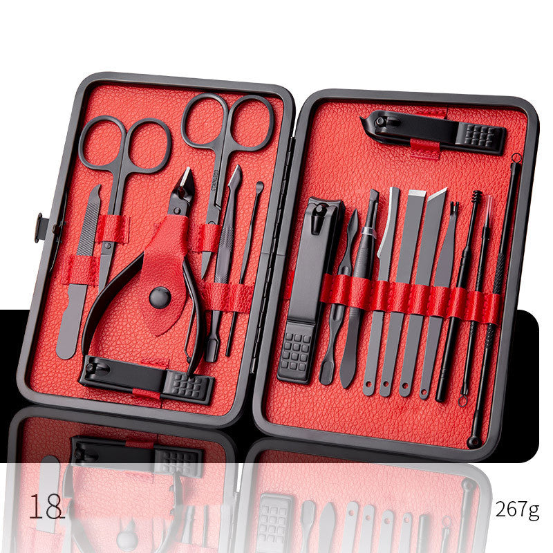 Scissors Nail Clippers Set Ear Spoon Dead Skin Pliers