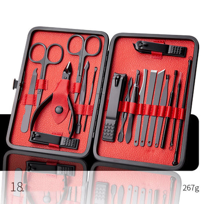 Scissors Nail Clippers Set Ear Spoon Dead Skin Pliers