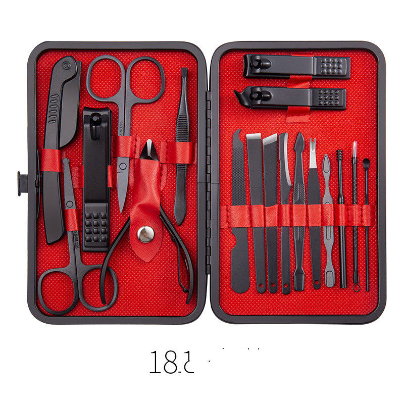 Scissors Nail Clippers Set Ear Spoon Dead Skin Pliers