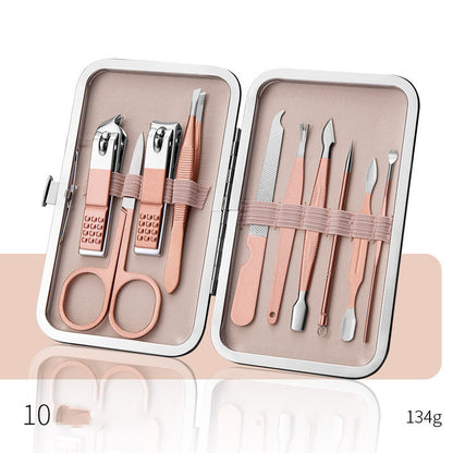 Scissors Nail Clippers Set Ear Spoon Dead Skin Pliers