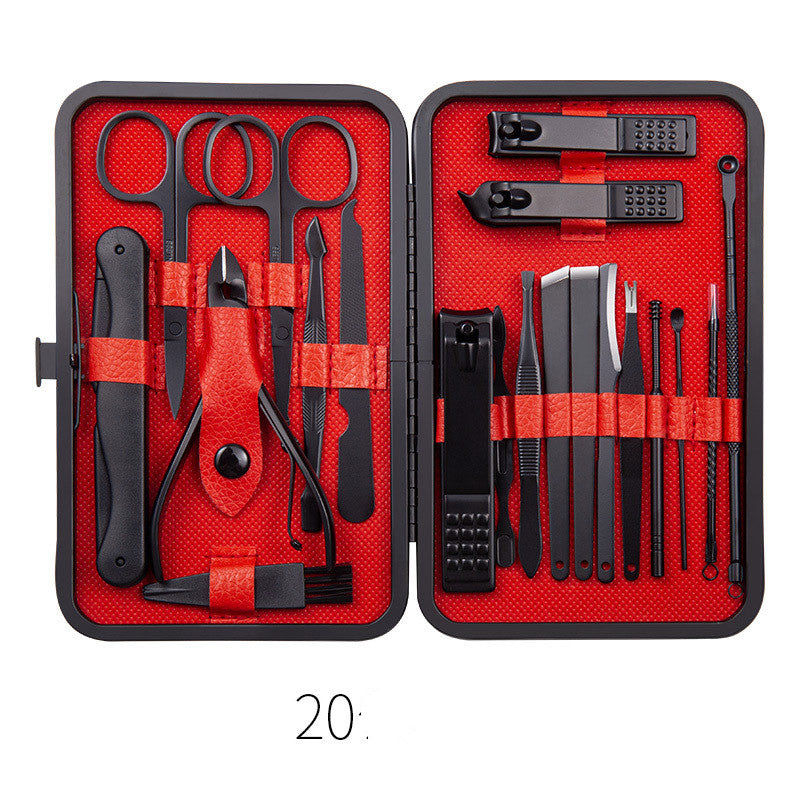 Scissors Nail Clippers Set Ear Spoon Dead Skin Pliers