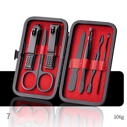 Scissors Nail Clippers Set Ear Spoon Dead Skin Pliers